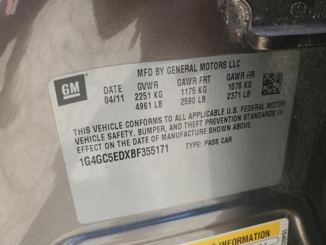 Photo 11 VIN: 1G4GC5EDXBF355171 - BUICK LACROSSE C 