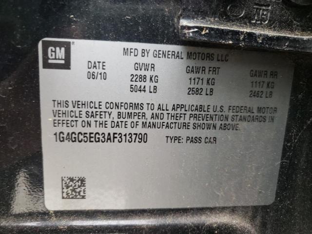 Photo 9 VIN: 1G4GC5EG3AF313790 - BUICK LACROSSE C 