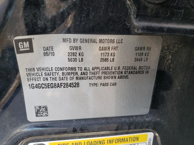 Photo 9 VIN: 1G4GC5EG8AF284528 - BUICK LACROSSE C 