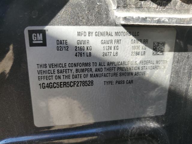 Photo 11 VIN: 1G4GC5ER5CF278528 - BUICK LACROSSE 