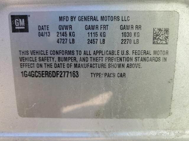 Photo 11 VIN: 1G4GC5ER6DF277163 - BUICK LACROSSE 