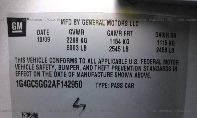 Photo 8 VIN: 1G4GC5GG2AF142950 - BUICK LACROSSE 