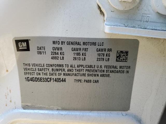 Photo 11 VIN: 1G4GD5E33CF140544 - BUICK LACROSSE 