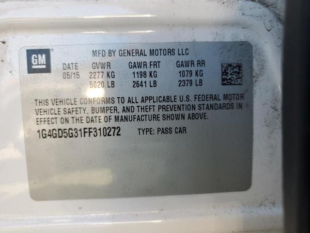 Photo 11 VIN: 1G4GD5G31FF310272 - BUICK LACROSSE P 