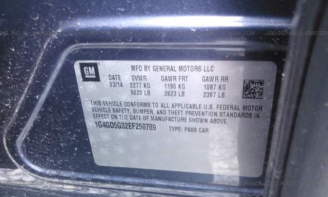 Photo 8 VIN: 1G4GD5G32EF250789 - BUICK LACROSSE 