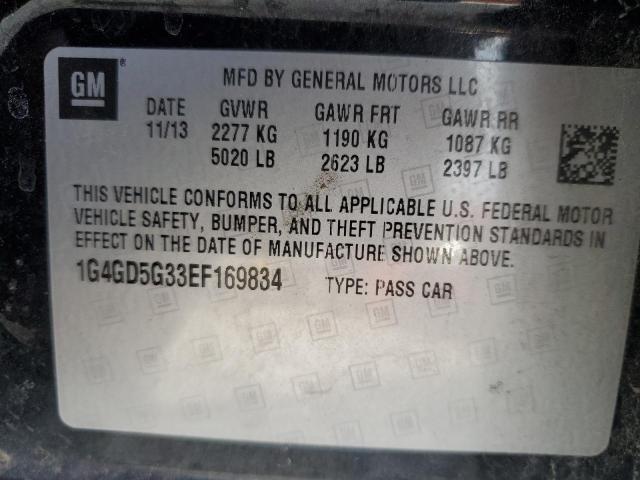 Photo 11 VIN: 1G4GD5G33EF169834 - BUICK LACROSSE P 