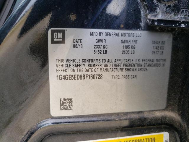 Photo 9 VIN: 1G4GE5ED8BF160728 - BUICK LACROSSE 