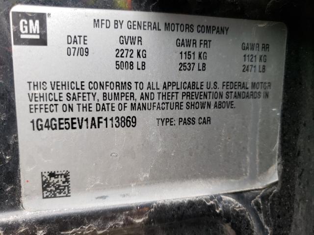 Photo 9 VIN: 1G4GE5EV1AF113869 - BUICK LACROSSE C 