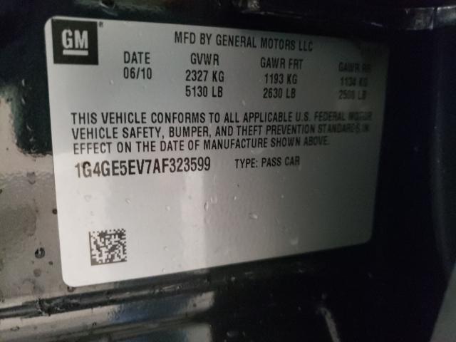 Photo 9 VIN: 1G4GE5EV7AF323599 - BUICK LACROSSE C 