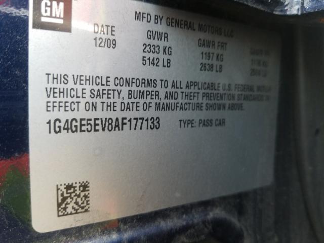 Photo 9 VIN: 1G4GE5EV8AF177133 - BUICK LACROSSE C 