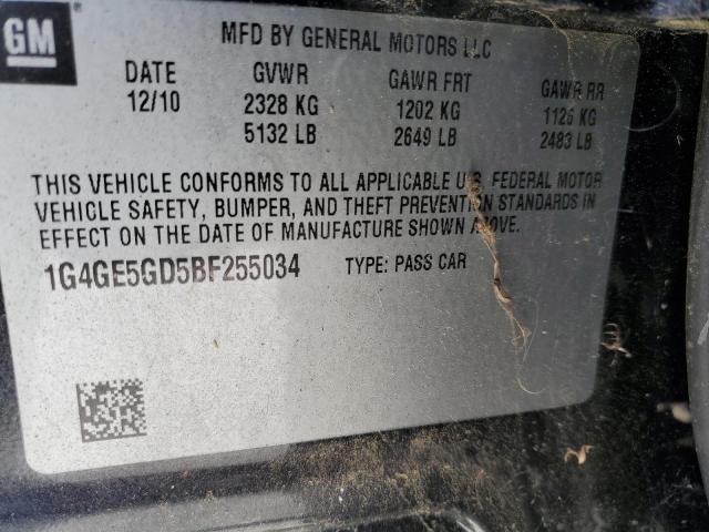 Photo 11 VIN: 1G4GE5GD5BF255034 - BUICK LACROSSE C 