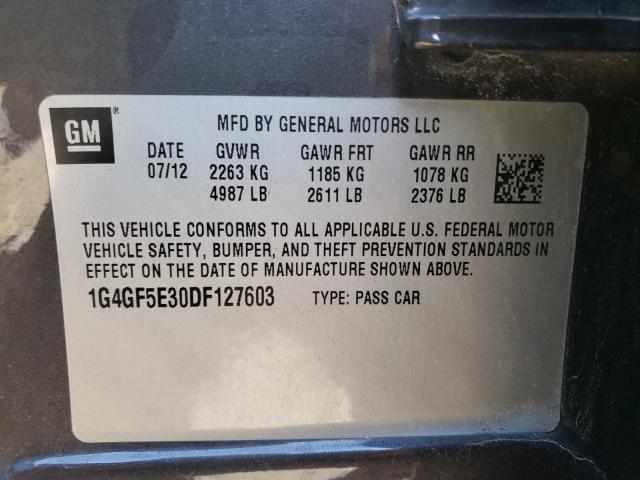 Photo 9 VIN: 1G4GF5E30DF127603 - BUICK LACROSSE P 