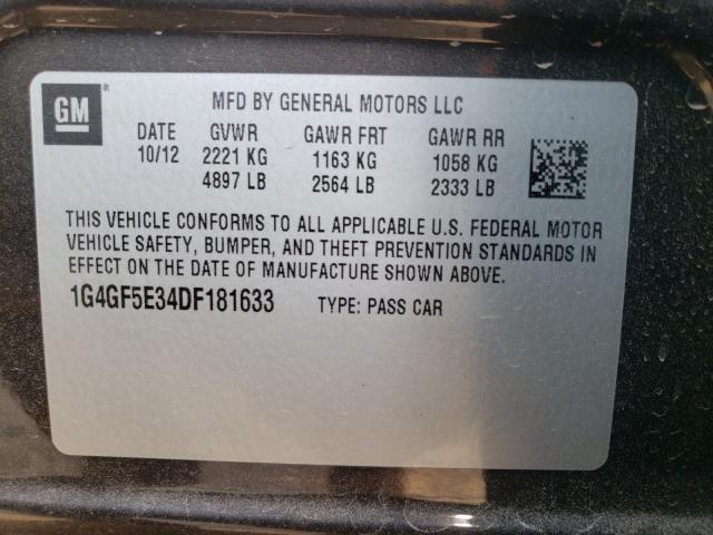 Photo 9 VIN: 1G4GF5E34DF181633 - BUICK LACROSSE P 