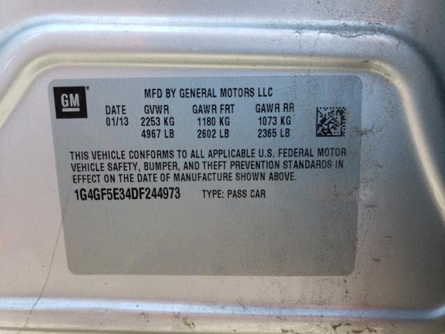 Photo 9 VIN: 1G4GF5E34DF244973 - BUICK LACROSSE P 