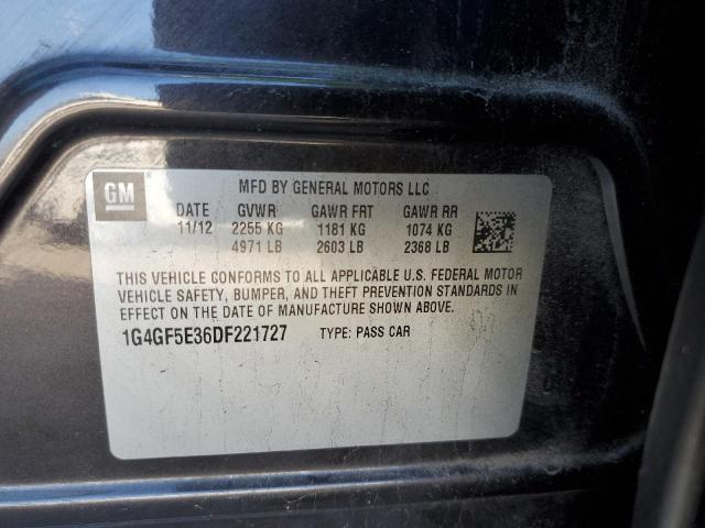 Photo 11 VIN: 1G4GF5E36DF221727 - BUICK LACROSSE P 