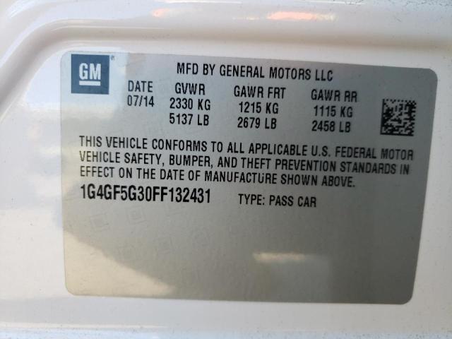 Photo 9 VIN: 1G4GF5G30FF132431 - BUICK LACROSSE P 