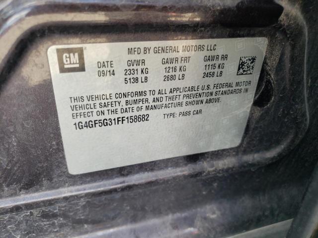 Photo 9 VIN: 1G4GF5G31FF158682 - BUICK LACROSSE P 