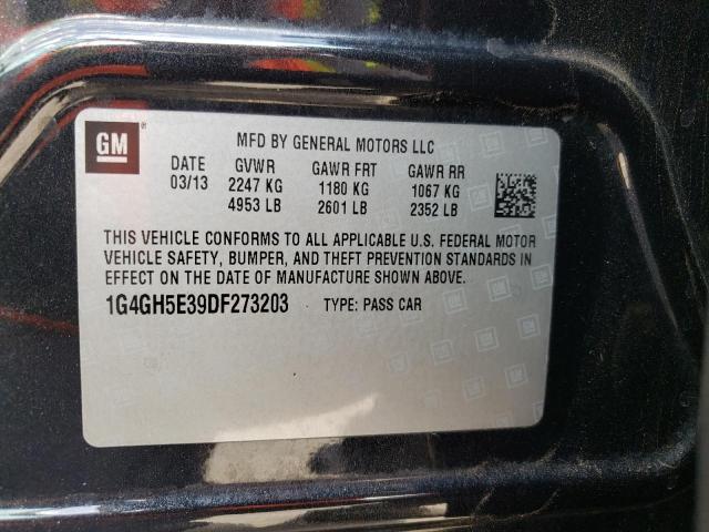 Photo 9 VIN: 1G4GH5E39DF273203 - BUICK LACROSSE P 