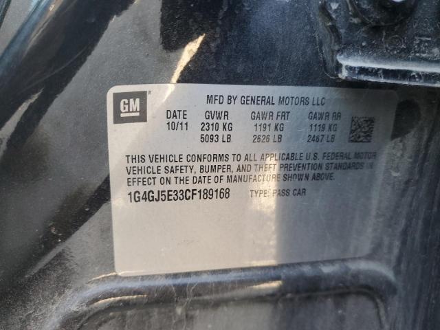 Photo 12 VIN: 1G4GJ5E33CF189168 - BUICK LACROSSE T 