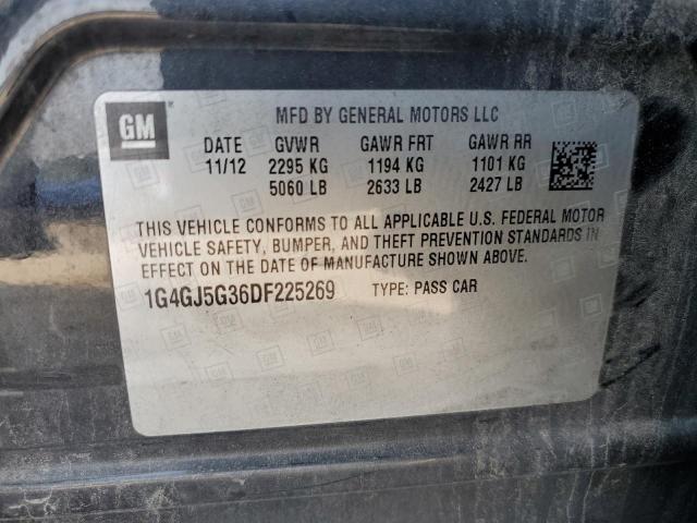 Photo 11 VIN: 1G4GJ5G36DF225269 - BUICK LACROSSE 