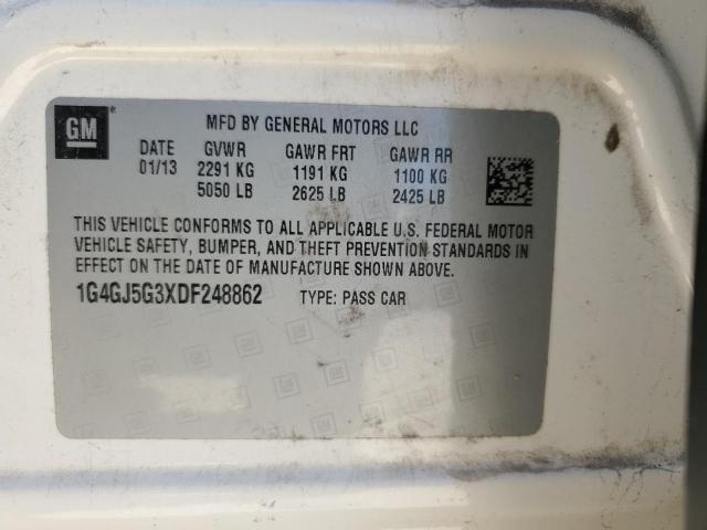 Photo 11 VIN: 1G4GJ5G3XDF248862 - BUICK LACROSSE T 