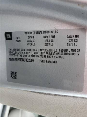 Photo 9 VIN: 1G4HA5EM0BU132093 - BUICK LUCERNE CX 