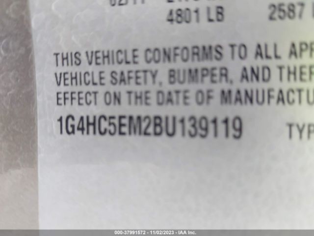 Photo 8 VIN: 1G4HC5EM2BU139119 - BUICK LUCERNE 