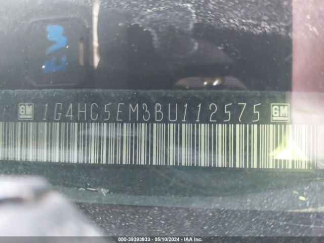 Photo 8 VIN: 1G4HC5EM3BU112575 - BUICK LUCERNE 