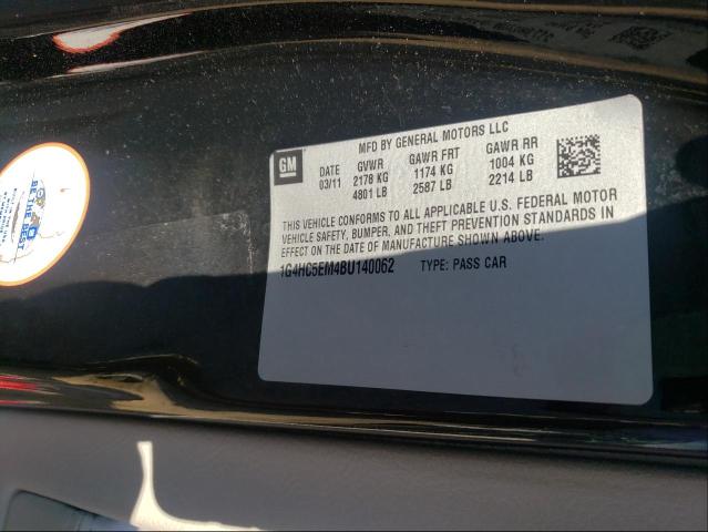 Photo 9 VIN: 1G4HC5EM4BU140062 - BUICK LUCERNE CX 