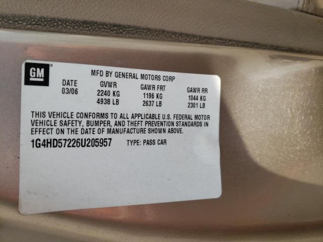 Photo 11 VIN: 1G4HD57226U205957 - BUICK LUCERNE 