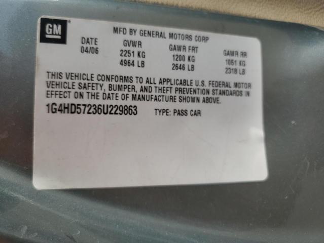 Photo 11 VIN: 1G4HD57236U229863 - BUICK LUCERNE CX 