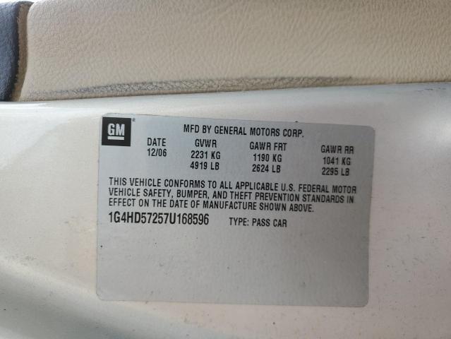 Photo 12 VIN: 1G4HD57257U168596 - BUICK LUCERNE CX 