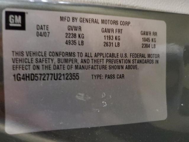 Photo 11 VIN: 1G4HD57277U212355 - BUICK LUCERNE 