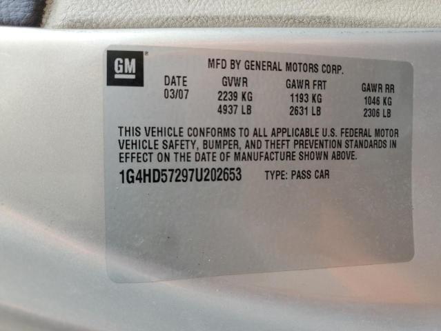 Photo 12 VIN: 1G4HD57297U202653 - BUICK LUCERNE CX 