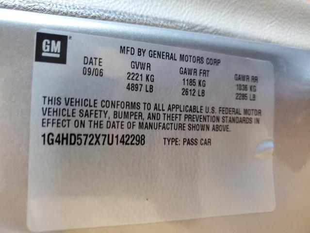 Photo 11 VIN: 1G4HD572X7U142298 - BUICK LUCERNE 