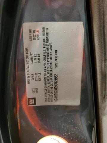 Photo 11 VIN: 1G4HD57M09U121982 - BUICK LUCERNE 