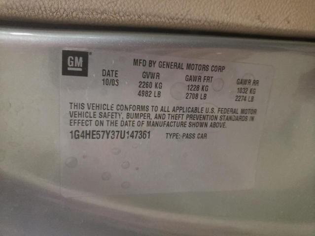 Photo 9 VIN: 1G4HE57Y37U147361 - BUICK LUCERNE CX 