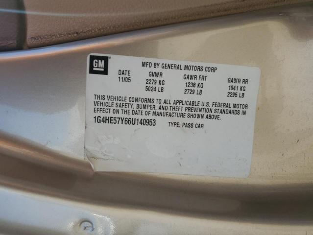 Photo 11 VIN: 1G4HE57Y66U140953 - BUICK LUCERNE CX 