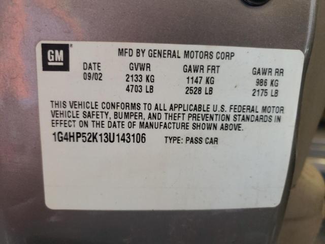 Photo 12 VIN: 1G4HP52K13U143106 - BUICK LESABRE CU 