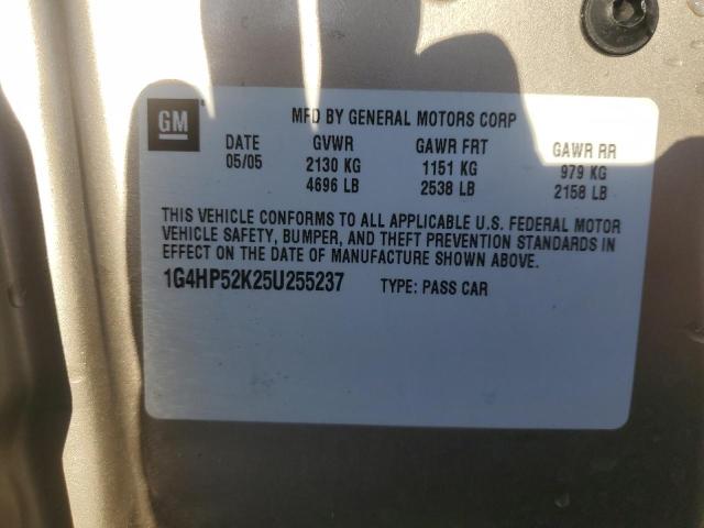 Photo 11 VIN: 1G4HP52K25U255237 - BUICK LESABRE CU 