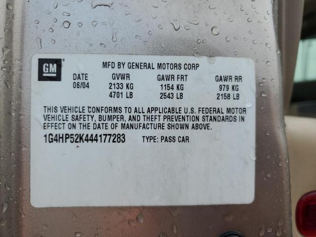 Photo 12 VIN: 1G4HP52K444177283 - BUICK LESABRE CU 