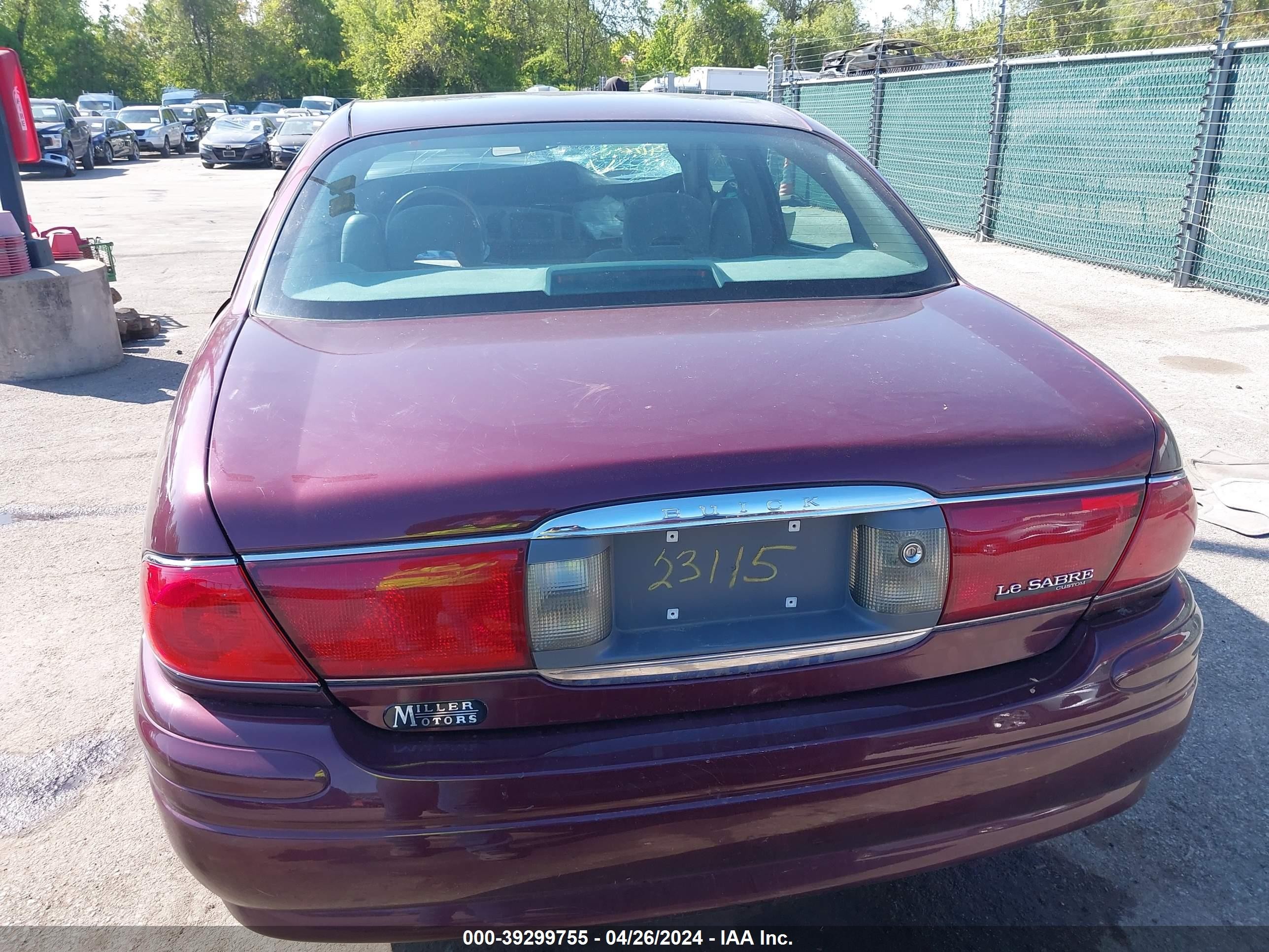 Photo 15 VIN: 1G4HP54K134141627 - BUICK LESABRE 