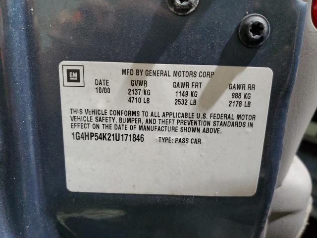 Photo 11 VIN: 1G4HP54K21U171846 - BUICK LESABRE 