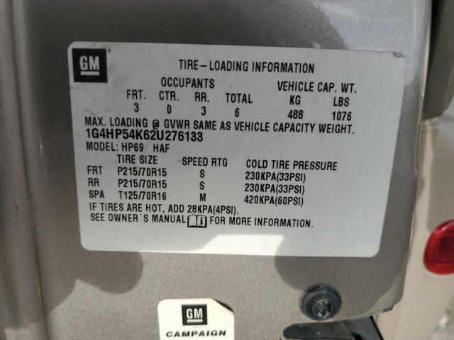 Photo 11 VIN: 1G4HP54K62U276133 - BUICK LESABRE CU 