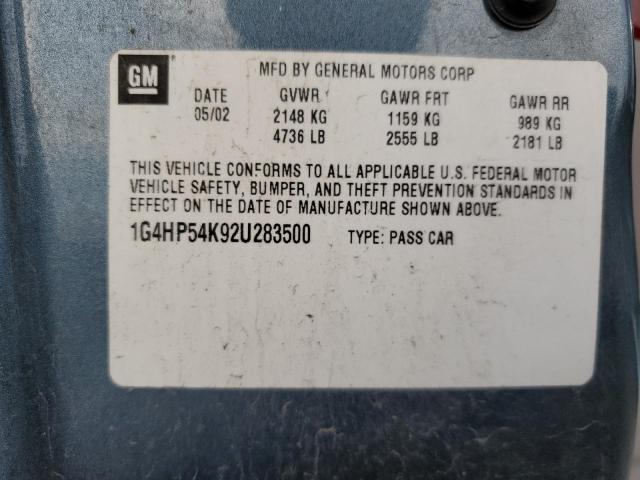 Photo 11 VIN: 1G4HP54K92U283500 - BUICK LESABRE CU 