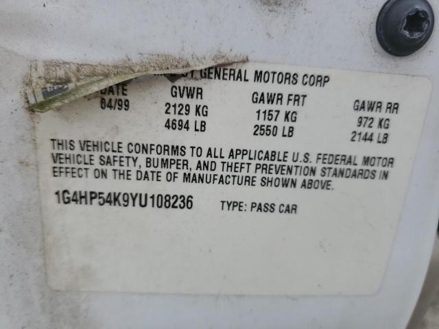 Photo 11 VIN: 1G4HP54K9YU108236 - BUICK LESABRE 