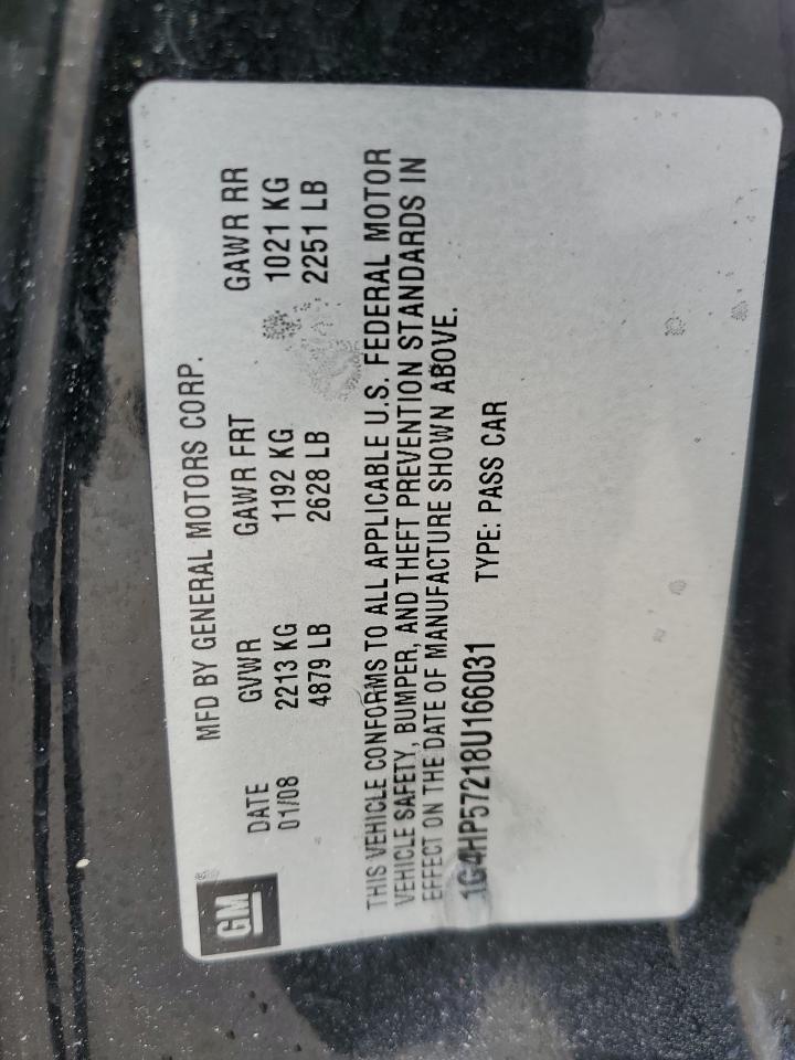 Photo 11 VIN: 1G4HP57218U166031 - BUICK LUCERNE 