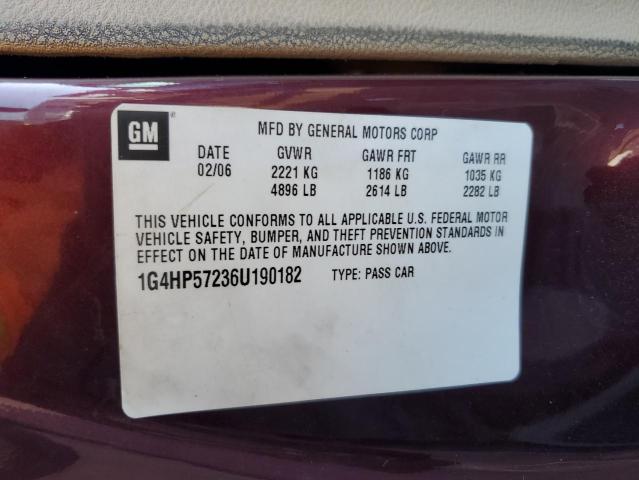 Photo 12 VIN: 1G4HP57236U190182 - BUICK LUCERNE 