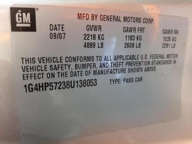 Photo 9 VIN: 1G4HP57238U138053 - BUICK LUCERNE CX 