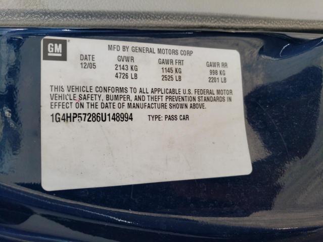 Photo 11 VIN: 1G4HP57286U148994 - BUICK LUCERNE CX 